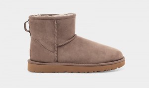 Beige Women's Ugg Classic Mini Ii Boots | India-5321460