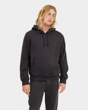 Black Men's Ugg Charles Hoodie | India-1648297