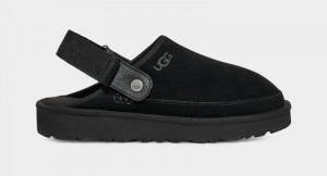 Black Men's Ugg Goldencoast Clogs | India-3910576