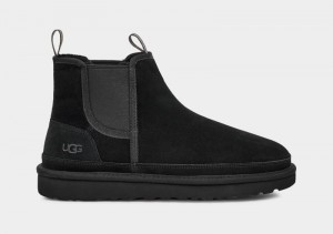 Black Men's Ugg Neumel Chelsea Boots | India-3984561