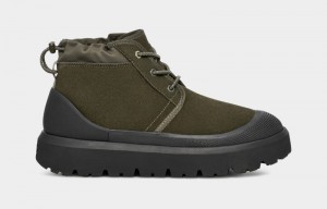 Black Men's Ugg Neumel Weather Hybrid Boots | India-2543170