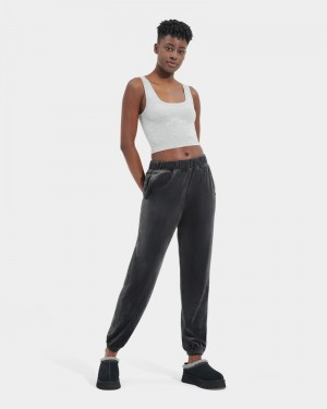 Black Women's Ugg Glennon Jogger | India-0265917