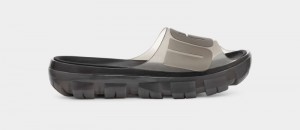 Black Women's Ugg Jella Clear Slides | India-0138769