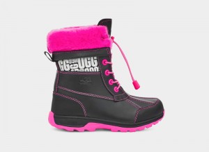 Black / Pink Kids' Ugg Butte Ii Cwr Glow Graphic Winter Boots | India-3970154