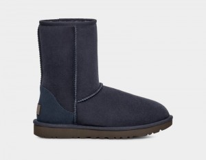 Blue Women's Ugg Classic Short Ii Boots | India-8409731