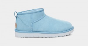 Blue Women's Ugg Classic Ultra Mini Boots | India-4761298