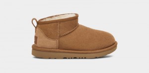 Brown Kids' Ugg Classic Ultra Mini Boots | India-3851609