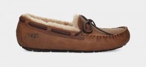 Brown Men's Ugg Olsen Moccasins | India-2385914