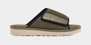 Green Men's Ugg Goldencoast Slides | India-9638027