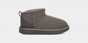 Grey Kids' Ugg Classic Ultra Mini Boots | India-7025314