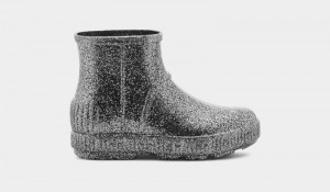 Grey Kids' Ugg Drizlita Glitter Boots | India-9457608