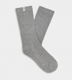 Grey Women's Ugg Classic Boot Ii Socks | India-3718952