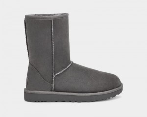 Grey Women's Ugg Classic Short Ii Boots | India-4539701