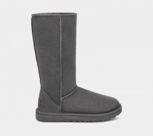 Grey Women's Ugg Classic Tall Ii Boots | India-9527680