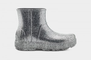 Grey Women's Ugg Drizlita Glitter Boots | India-3719802