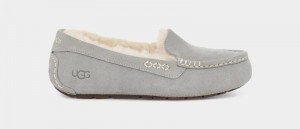 Light Grey Women's Ugg Ansley Moccasins | India-0815342