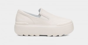 White Women's Ugg Marin Mega Slip On Sneakers | India-9642573