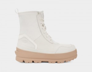 White Women's Ugg The Ugg Lug Boots | India-6410753