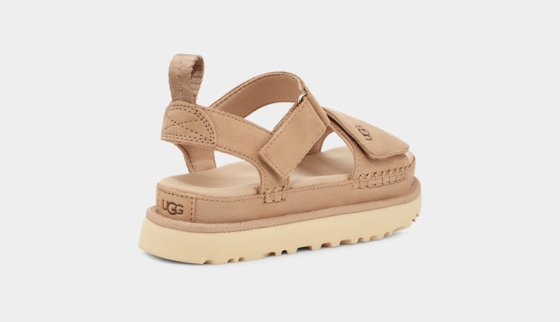 Apricot Women's Ugg Goldenstar Sandals | India-9681247