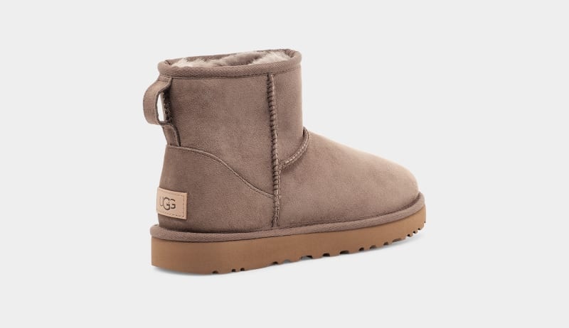 Beige Women's Ugg Classic Mini Ii Boots | India-5321460