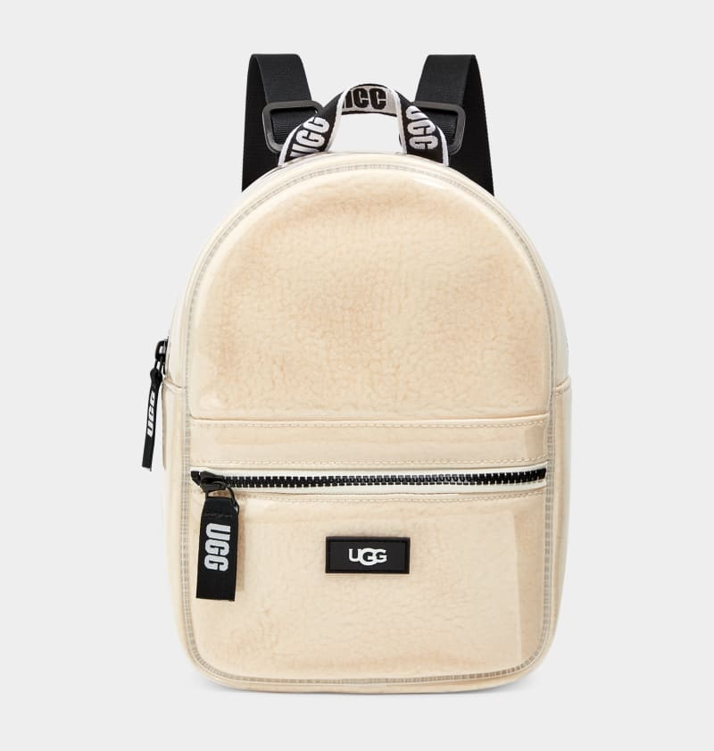 Beige Women\'s Ugg Dannie Ii Mini Clear Backpacks | India-4392018