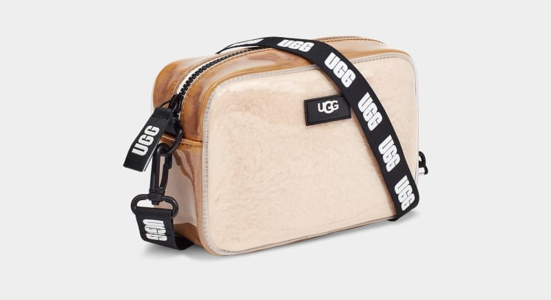 Beige Women's Ugg Janey Ii Clear Belt Bags | India-6352091