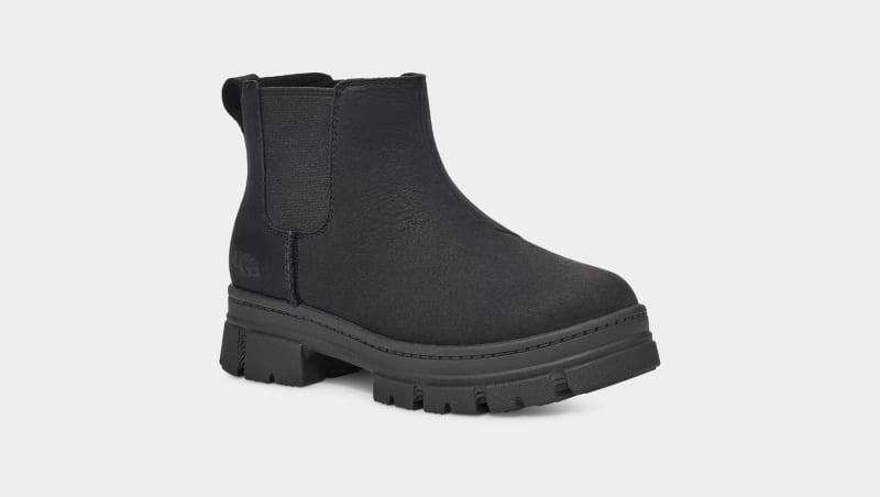 Black Kids' Ugg Ashton Chelsea Boots | India-8537904