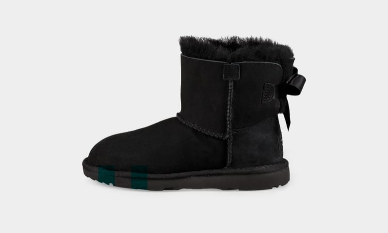 Black Kids' Ugg Mini Bailey Bow Ii Boots | India-8079342