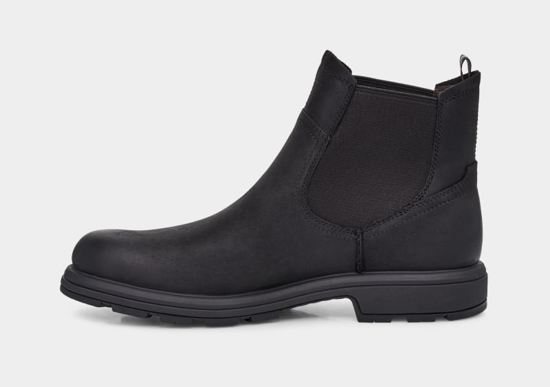 Black Men's Ugg Burleigh Chelsea Boots | India-7431250