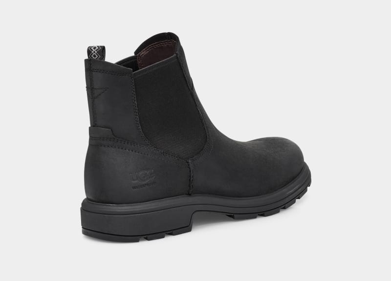 Black Men's Ugg Burleigh Chelsea Boots | India-7431250