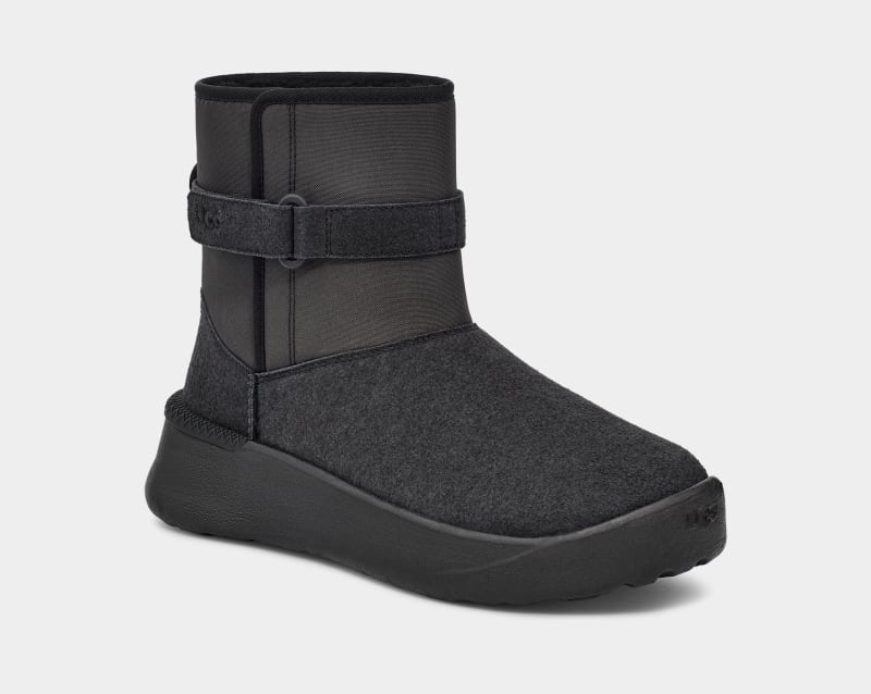 Black Men's Ugg Classic S Boots | India-9348761