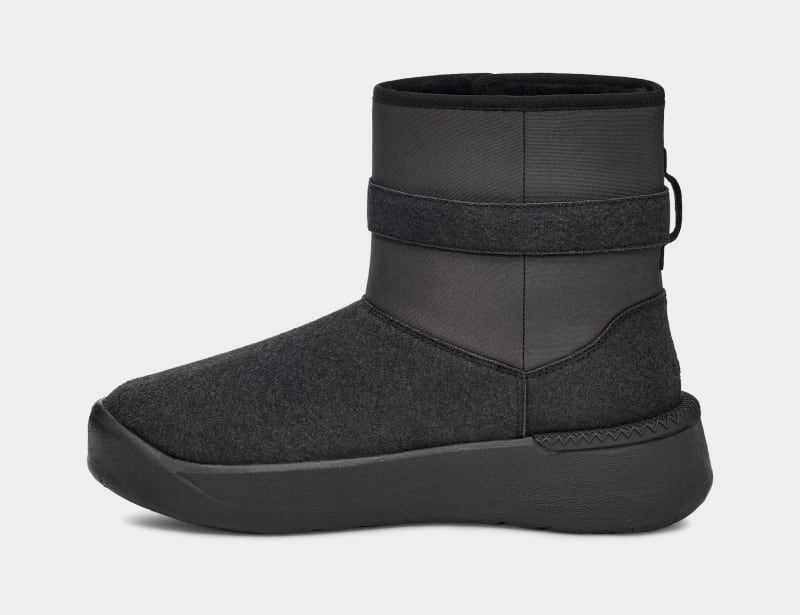 Black Men's Ugg Classic S Boots | India-9348761