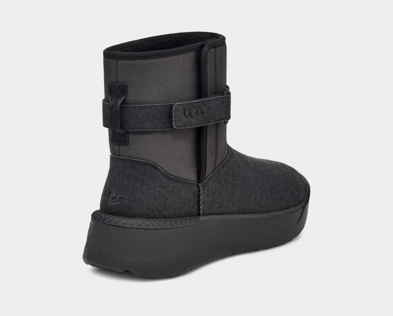 Black Men's Ugg Classic S Boots | India-9348761