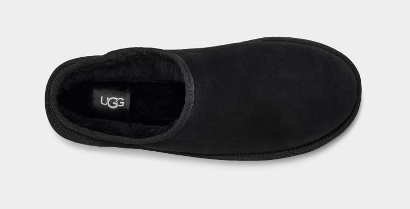 Black Men's Ugg Classic Slip-On Slippers | India-5812473