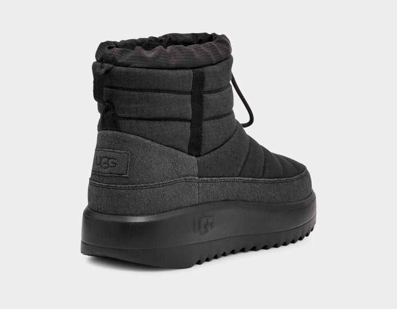 Black Men's Ugg Maxxer Mini Boots | India-2468173