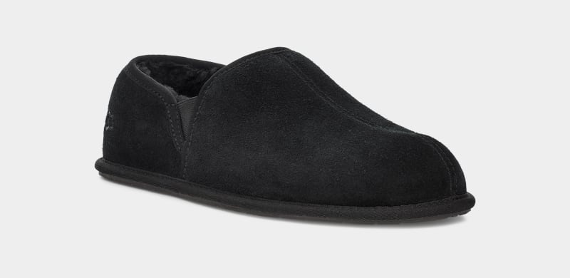 Black Men's Ugg Scuff Romeo Ii Slippers | India-8540176