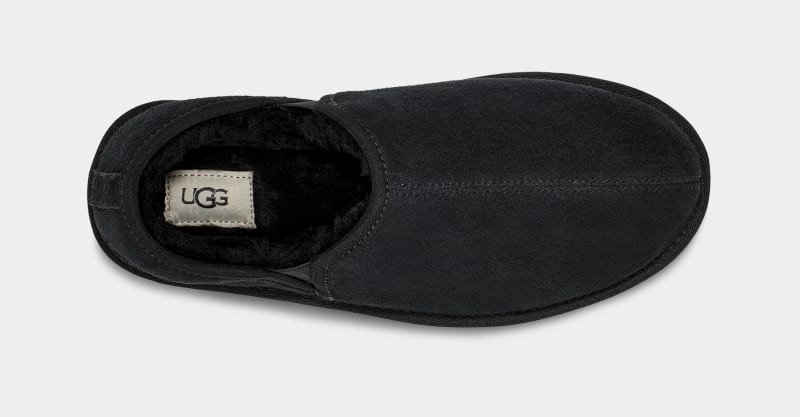 Black Men's Ugg Scuff Romeo Ii Slippers | India-8540176