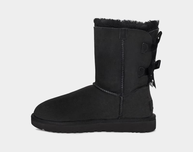 Black Women's Ugg Bailey Bow Ii Winter Boots | India-4926018