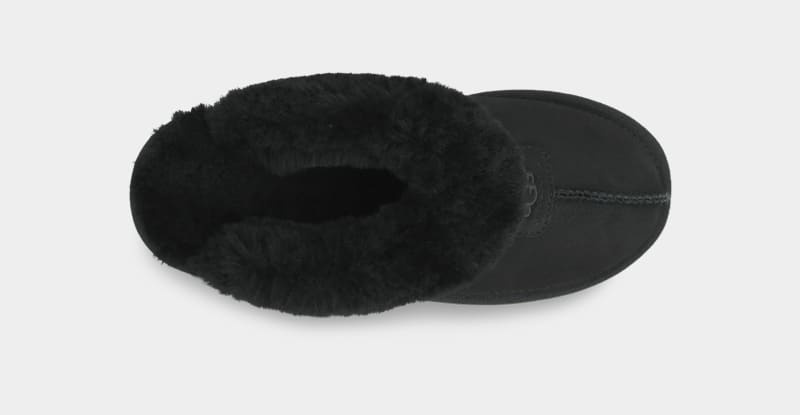 Black Women's Ugg Coquette Slippers | India-6215498