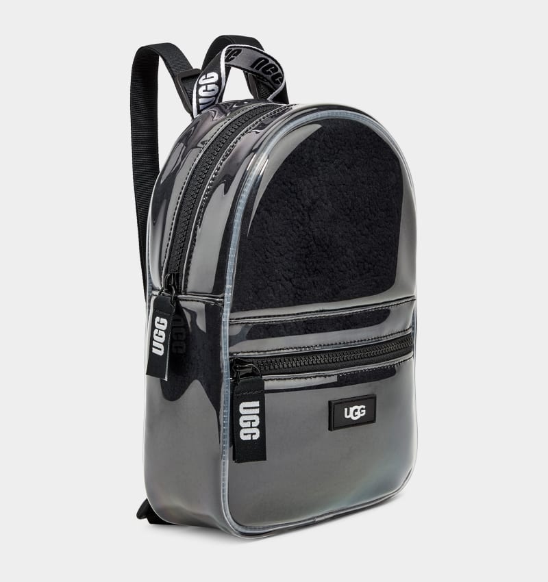 Black Women's Ugg Dannie Ii Mini Clear Backpacks | India-1865937