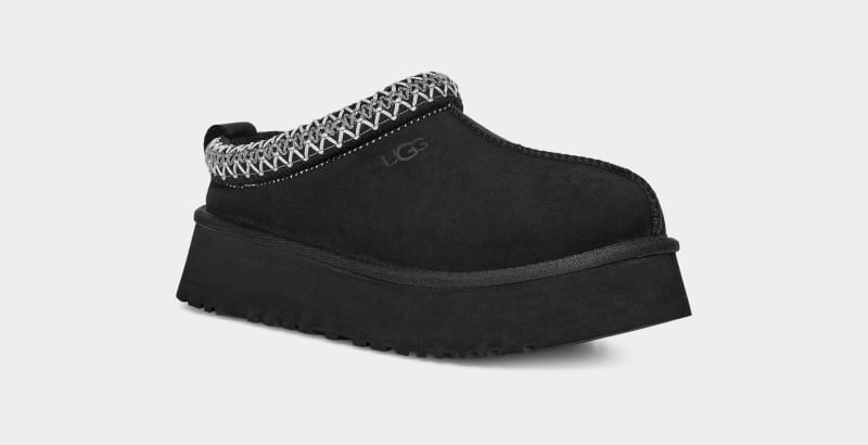 Black Women's Ugg Tazz Clogs | India-8956437