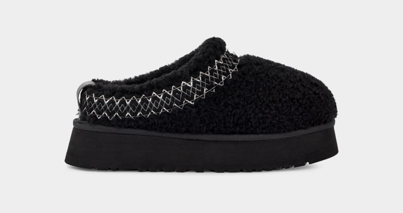 Black Women\'s Ugg Tazz Ugg Braid Clogs | India-9267814