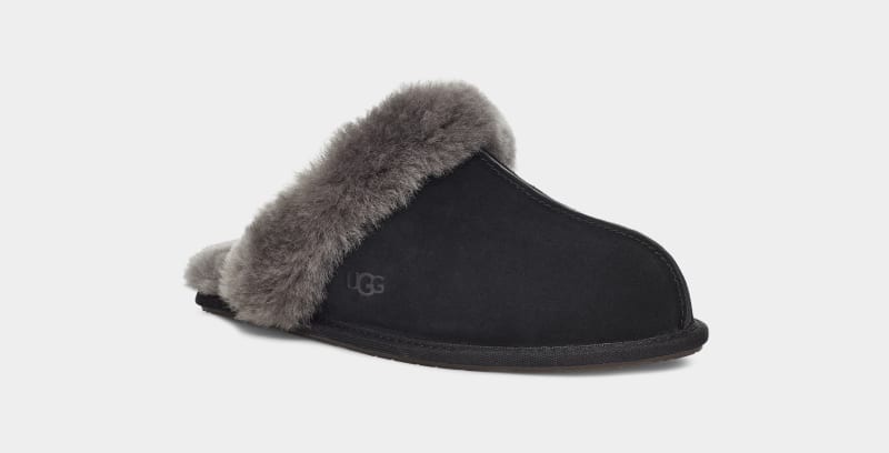 Black / Grey Women's Ugg Scuffette Ii Slippers | India-5628973