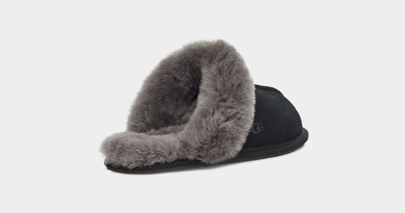 Black / Grey Women's Ugg Scuffette Ii Slippers | India-5628973