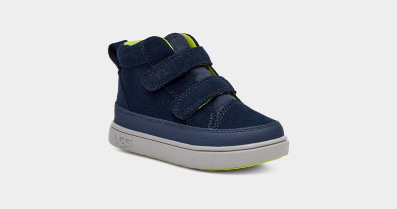 Blue Kids' Ugg Rennon Ii Weather Sneakers | India-8923651