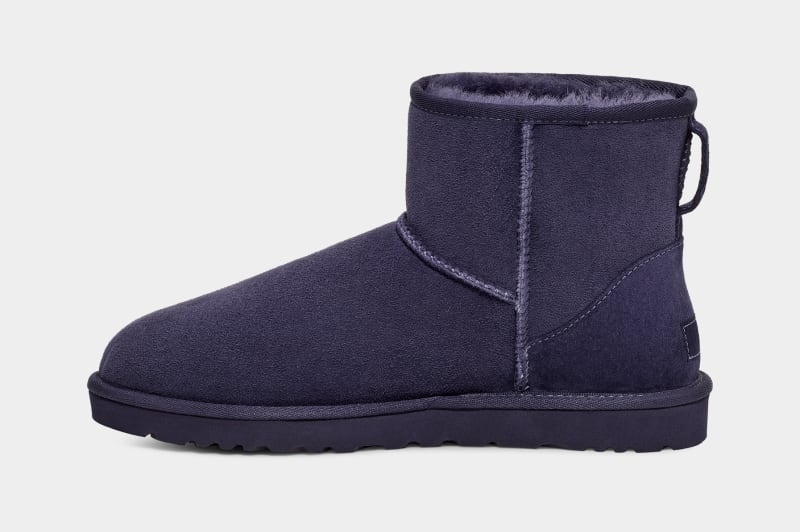 Blue Men's Ugg Classic Mini Boots | India-3490517