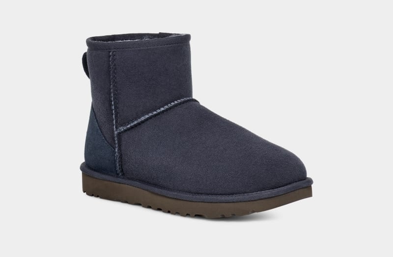 Blue Women's Ugg Classic Mini Ii Boots | India-9576138