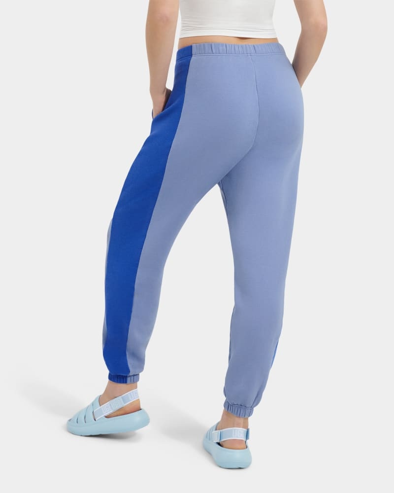 Blue Women's Ugg Jayleen Blocked Sweatpants | India-1935467