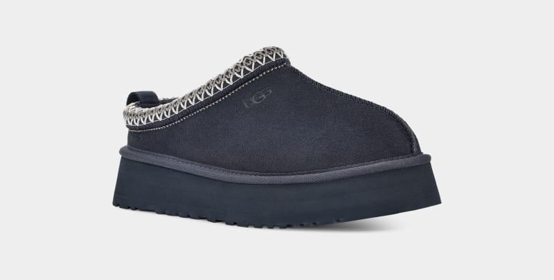 Blue Women's Ugg Tazz Clogs | India-3910642