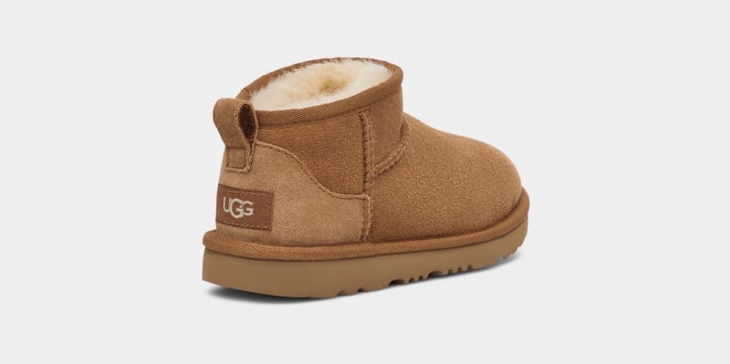 Brown Kids' Ugg Classic Ultra Mini Boots | India-3851609